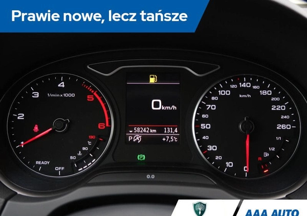 Audi A3 cena 88000 przebieg: 58211, rok produkcji 2019 z Lublin małe 352